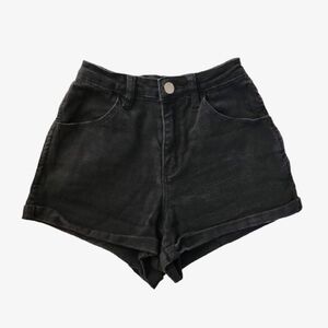Delia's Black Denim Shorts